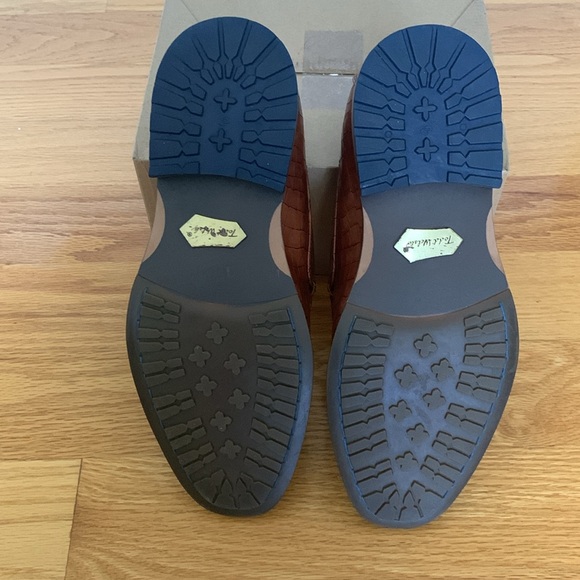 Todd Welsh size 9M Reggie Cognac Brown  loafers - Picture 6 of 11